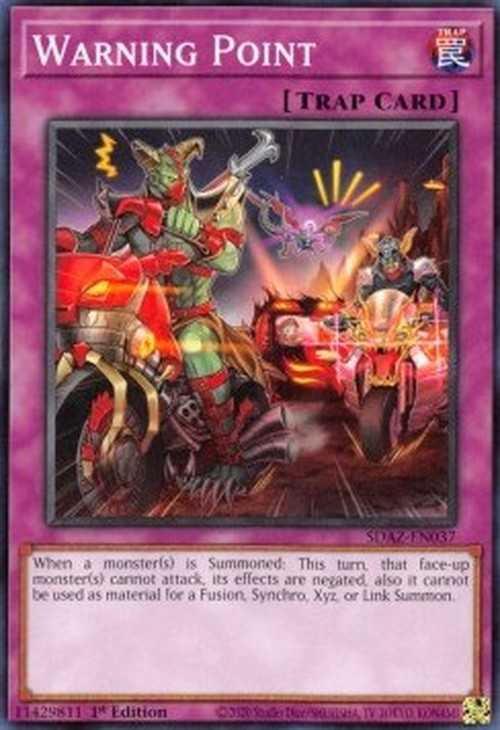 Yu-Gi-Oh! SDAZ Warning Point