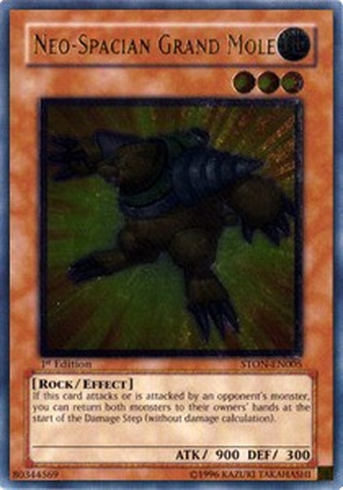 Yu-Gi-Oh! STON Neo-Spacian Grand Mole (V.2 - Ultimate Rare)