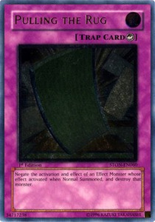 Yu-Gi-Oh! STON Pulling the Rug (V.2 - Ultimate Rare)