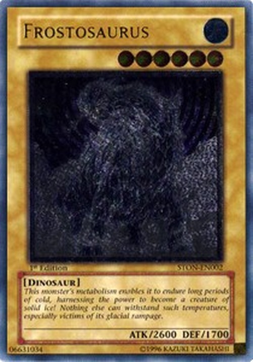 Yu-Gi-Oh! STON Frostosaurus (V.2 - Ultimate Rare)