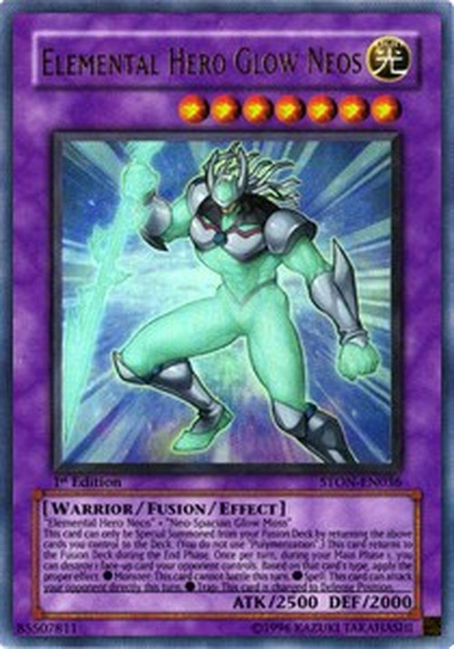 Yu-Gi-Oh! STON Elemental HERO Glow Neos (V.1 - Ultra Rare)