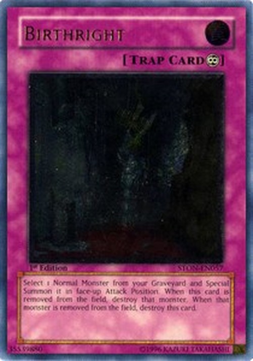 Yu-Gi-Oh! STON Birthright (V.2 - Ultimate Rare)