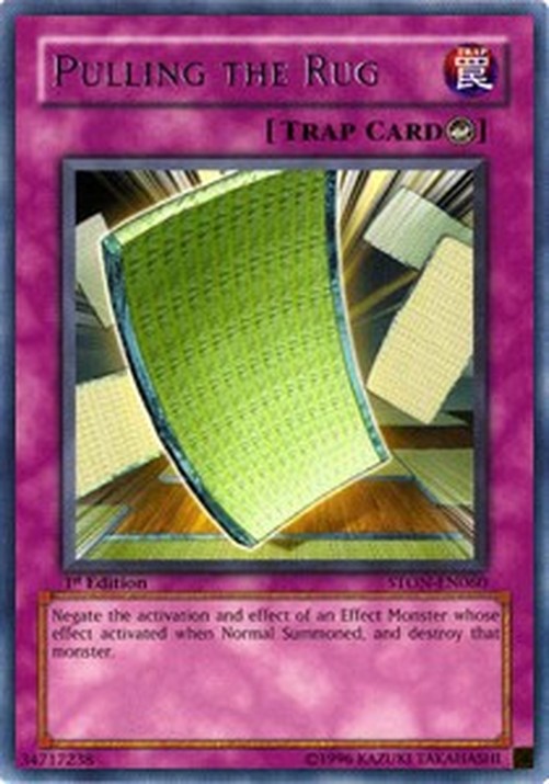 Yu-Gi-Oh! STON Pulling the Rug (V.1 - Rare)