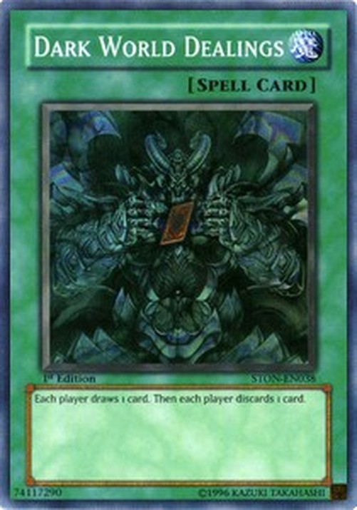 Yu-Gi-Oh! STON Dark World Dealings (V.1 - Super Rare)