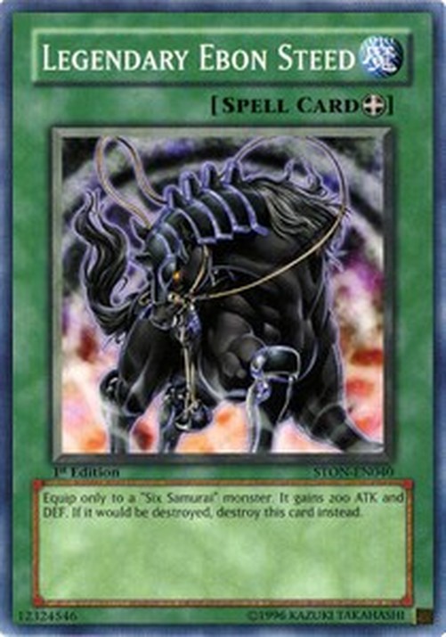 Yu-Gi-Oh! STON Legendary Ebon Steed