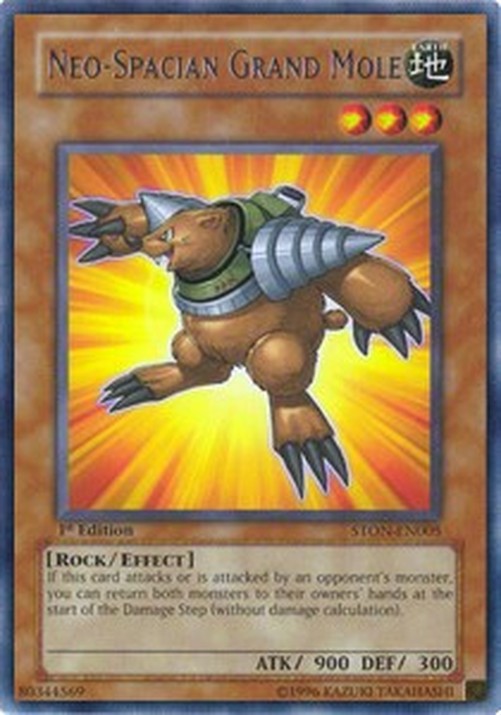 Yu-Gi-Oh! STON Neo-Spacian Grand Mole (V.1 - Rare)