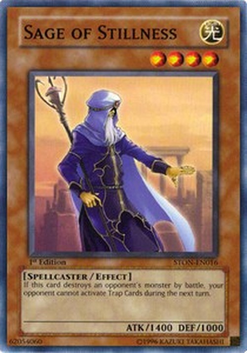 Yu-Gi-Oh! STON Sage of Stillness