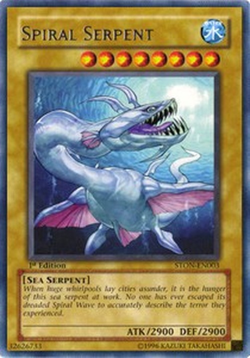 Yu-Gi-Oh! STON Spiral Serpent (V.1 - Rare)