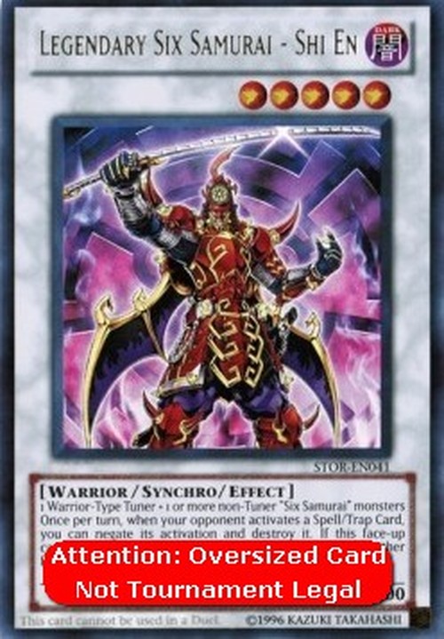 Yu-Gi-Oh! STOR Legendary Six Samurai - Shi En (V.3 - Oversized)