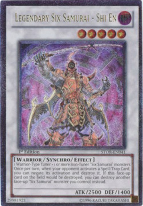 Yu-Gi-Oh! STOR Legendary Six Samurai - Shi En (V.2 - Ultimate Rare)