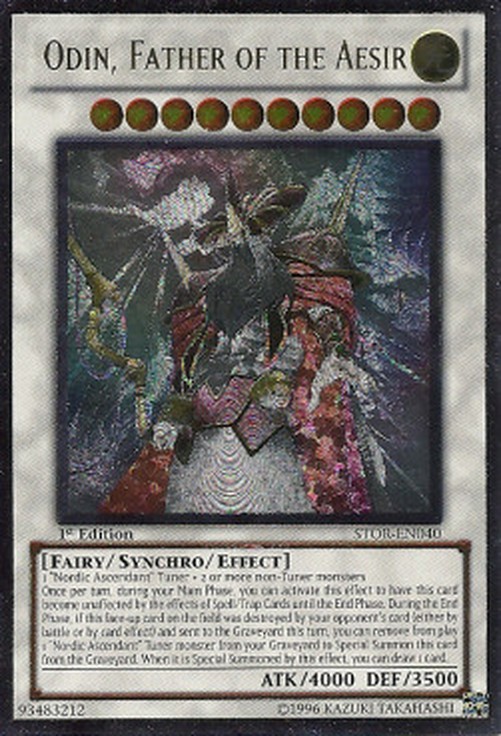 Yu-Gi-Oh! STOR Odin, Father of the Aesir (V.2 - Ultimate Rare)