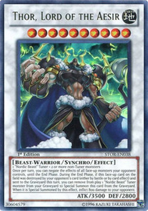 Yu-Gi-Oh! STOR Thor, Lord of the Aesir (V.1 - Ultra Rare)