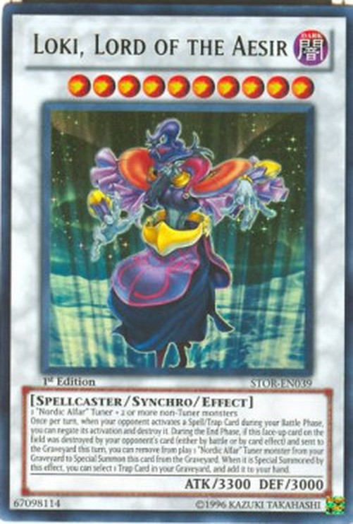 Yu-Gi-Oh! STOR Loki, Lord of the Aesir (V.1 - Ultra Rare)