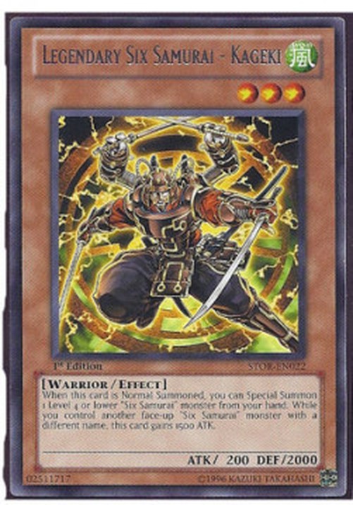 Yu-Gi-Oh! STOR Legendary Six Samurai - Kageki