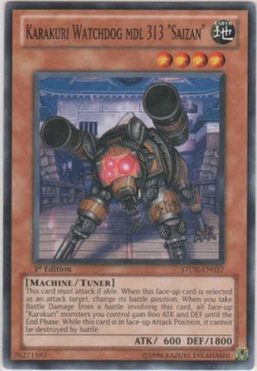 Yu-Gi-Oh! STOR Karakuri Watchdog mdl 313 "Saizan"