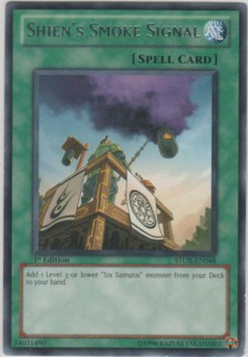 Yu-Gi-Oh! STOR Shien's Smoke Signal