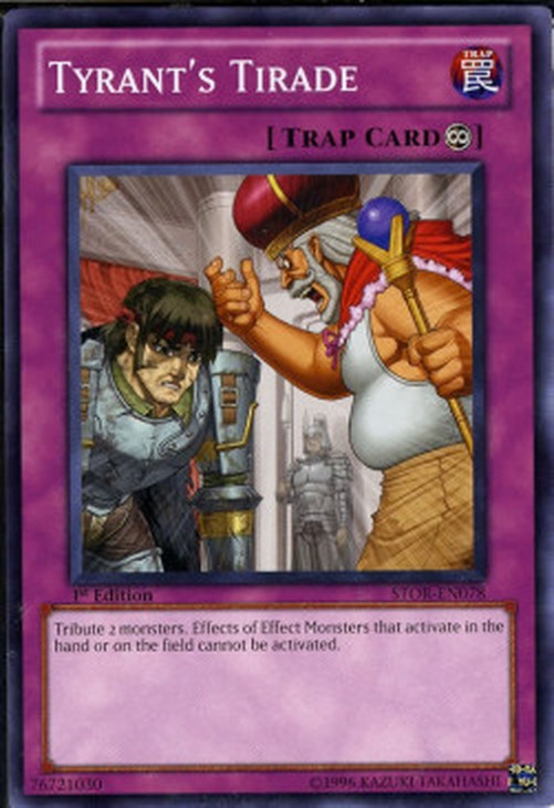 Yu-Gi-Oh! STOR Tyrant's Tirade