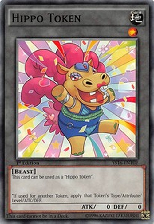 Yu-Gi-Oh! YS16 Hippo Token (V.2 - Token)