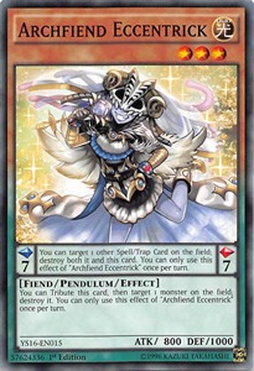 Yu-Gi-Oh! YS16 Archfiend Eccentrick