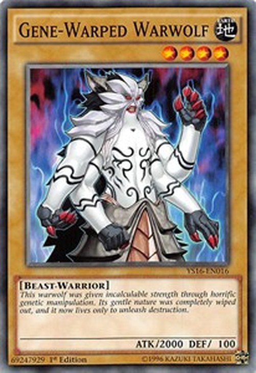 Yu-Gi-Oh! YS16 Gene-Warped Warwolf