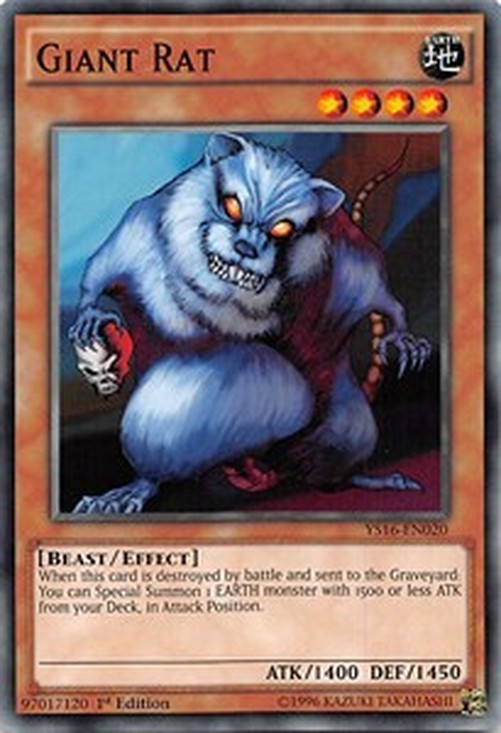 Yu-Gi-Oh! YS16 Giant Rat