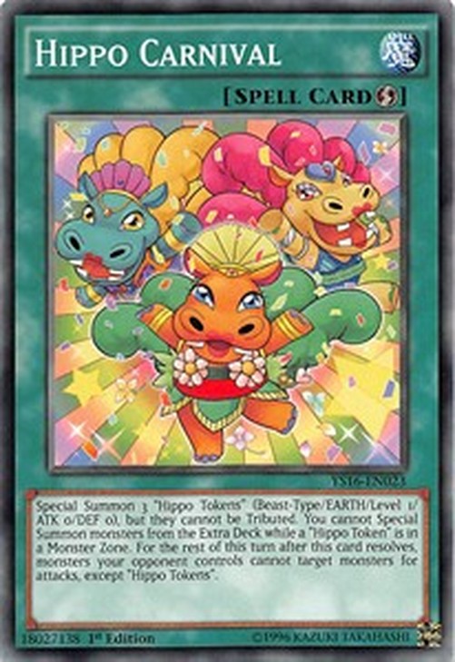 Yu-Gi-Oh! YS16 Hippo Carnival