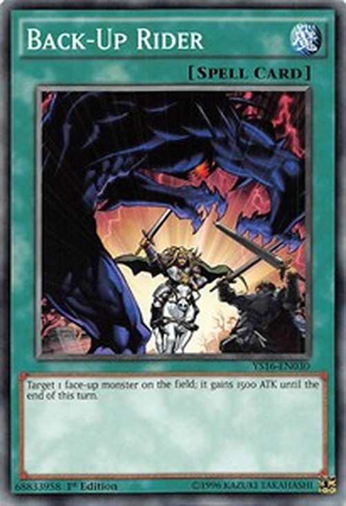 Yu-Gi-Oh! YS16 Back-Up Rider