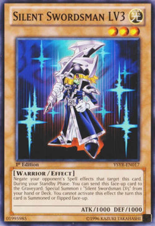 Yu-Gi-Oh! YSYR Silent Swordsman LV3