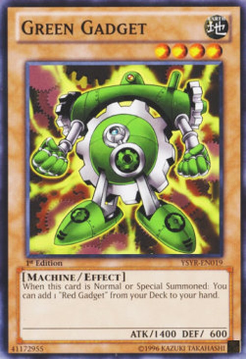 Yu-Gi-Oh! YSYR Green Gadget