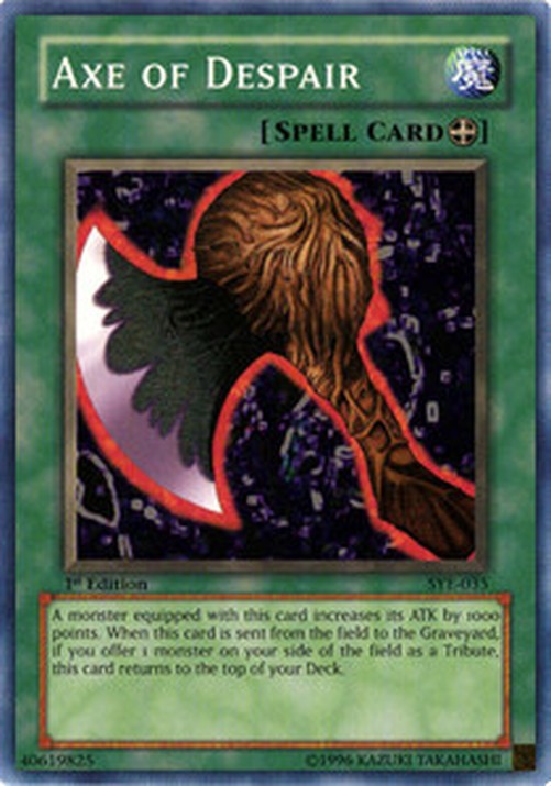 Yu-Gi-Oh! SYE Axe of Despair