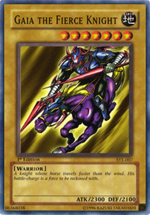 Yu-Gi-Oh! SYE Gaia The Fierce Knight