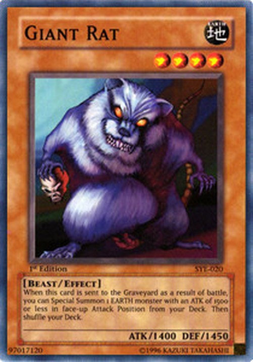 Yu-Gi-Oh! SYE Giant Rat