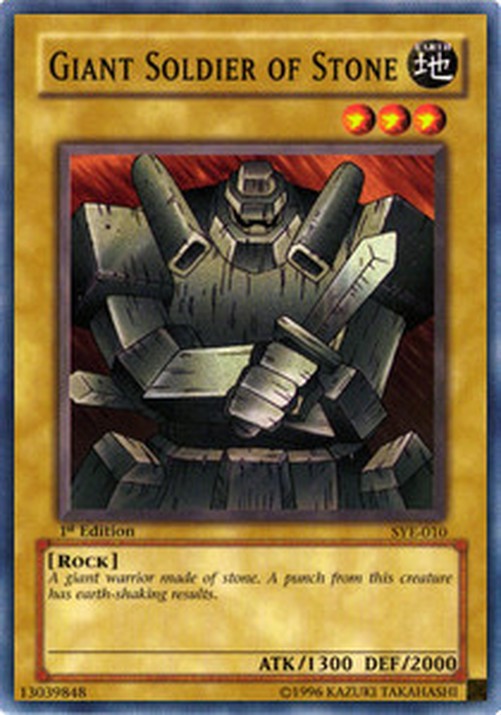 Yu-Gi-Oh! SYE Giant Soldier of Stone