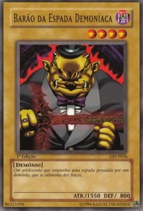 Yu-Gi-Oh! DIY Baron of the Fiend Sword