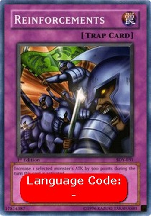 Yu-Gi-Oh! SDY Reinforcements (V.2 - Common)