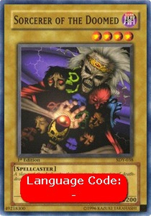 Yu-Gi-Oh! SDY Sorcerer of the Doomed (V.2 - Common)