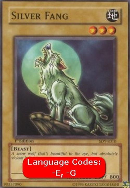 Yu-Gi-Oh! SDY Silver Fang (V.1 - Common)