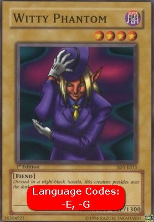 Yu-Gi-Oh! SDY Witty Phantom (V.1 - Common)