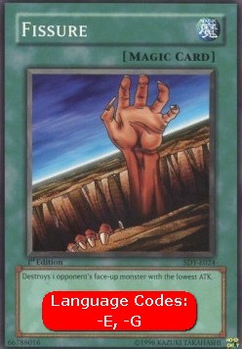 Yu-Gi-Oh! SDY Fissure (V.1 - Common)