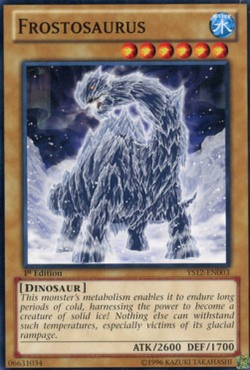 Yu-Gi-Oh! YS12 Frostosaurus