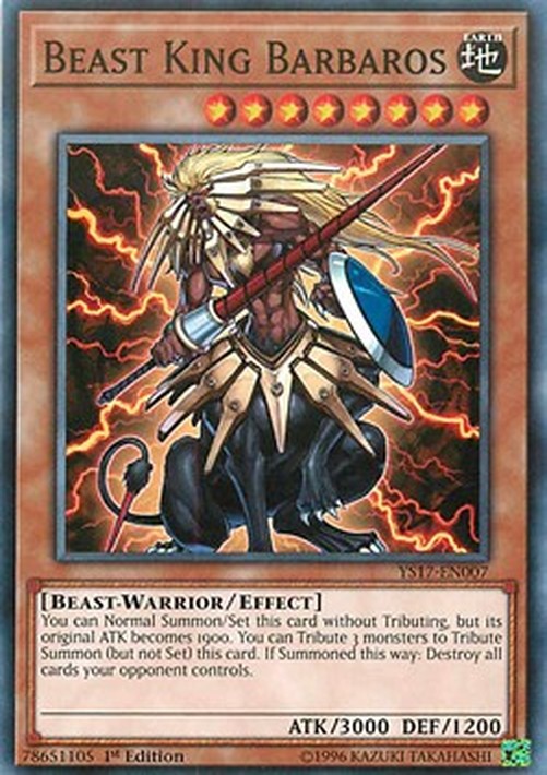 Yu-Gi-Oh! YS17 Beast King Barbaros