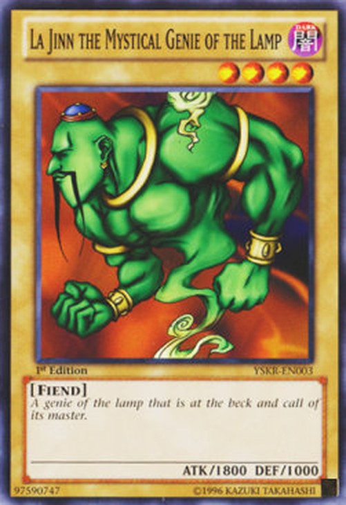 Yu-Gi-Oh! YSKR La Jinn the Mystical Genie of the Lamp
