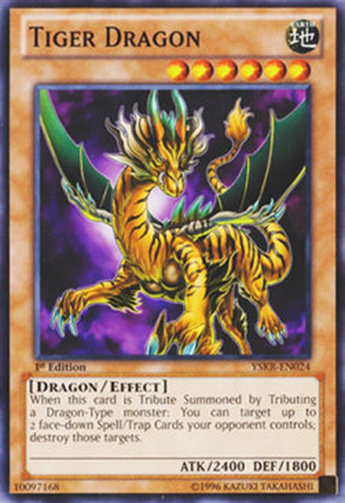 Yu-Gi-Oh! YSKR Tiger Dragon
