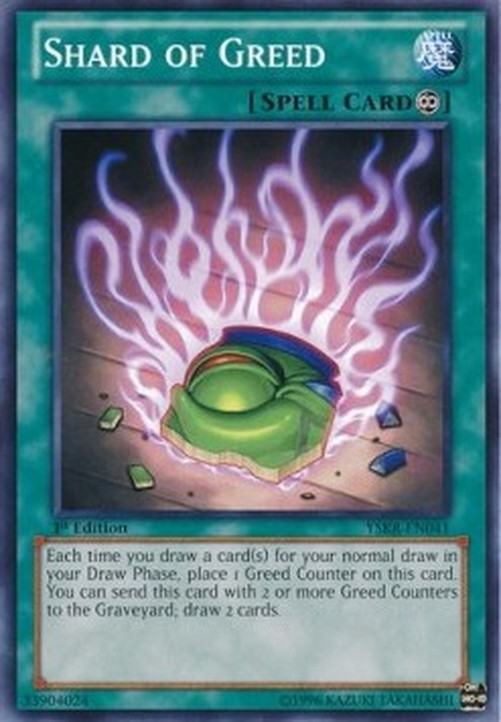 Yu-Gi-Oh! YSKR Shard of Greed