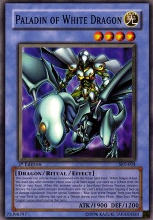 Yu-Gi-Oh! SKE Paladin of White Dragon