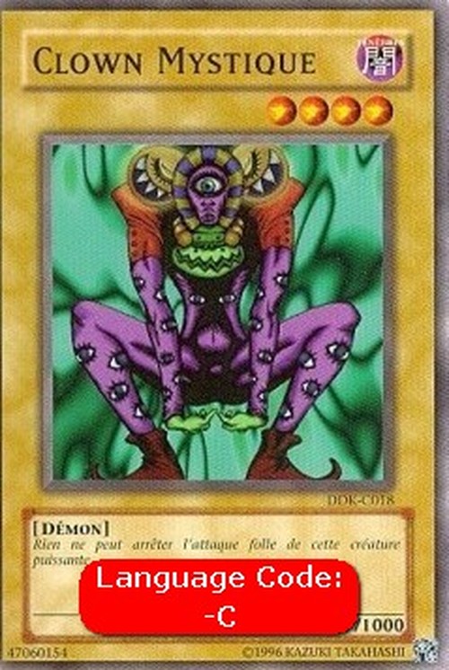 Yu-Gi-Oh! DDK Mystic Clown (V.2 - Common)