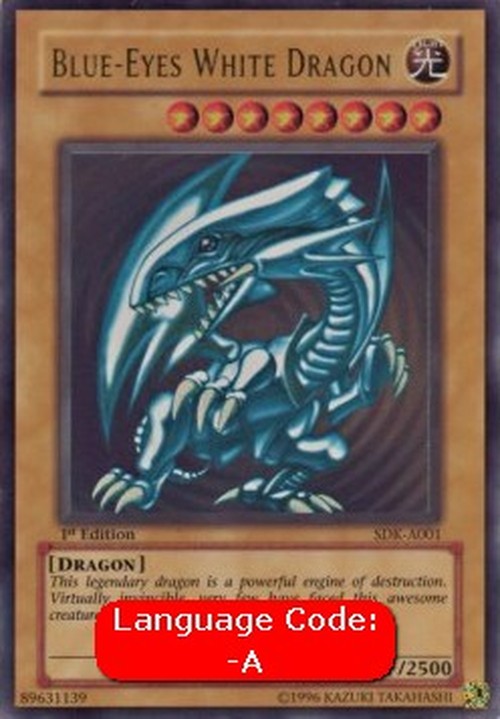 Yu-Gi-Oh! SDK Blue-Eyes White Dragon (V.3 - Ultra Rare)