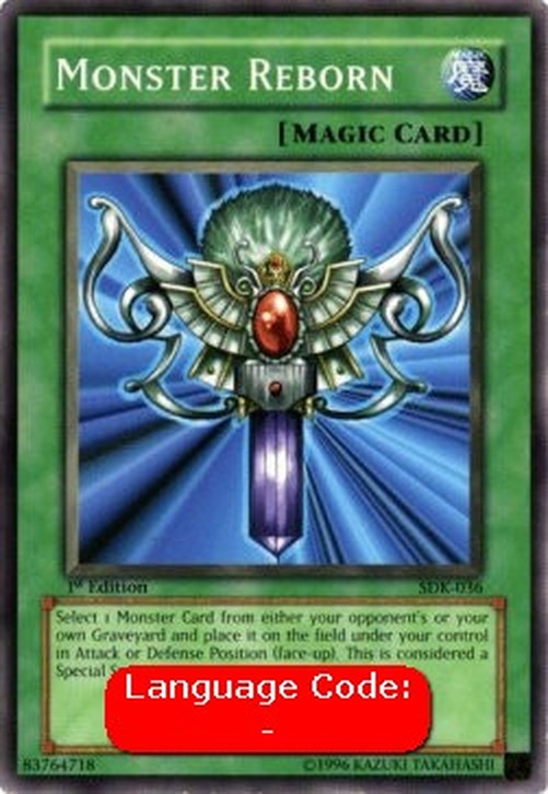 Yu-Gi-Oh! SDK Monster Reborn (V.2 - Common)