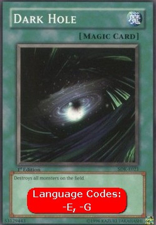 Yu-Gi-Oh! SDK Dark Hole (V.1 - Common)
