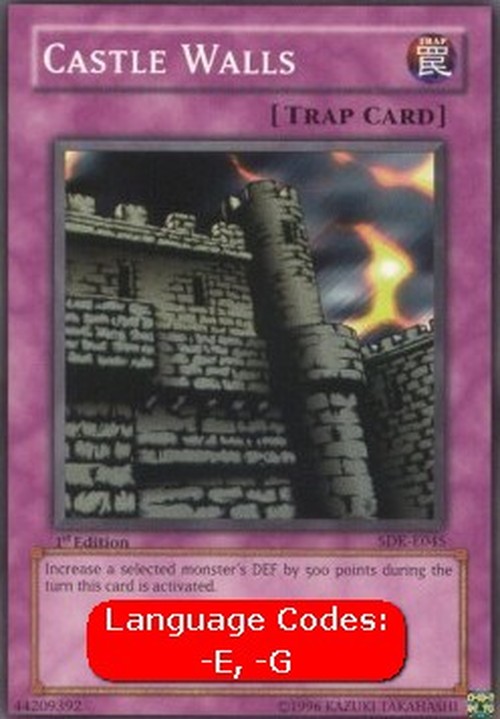 Yu-Gi-Oh! SDK Castle Walls (V.1 - Common)